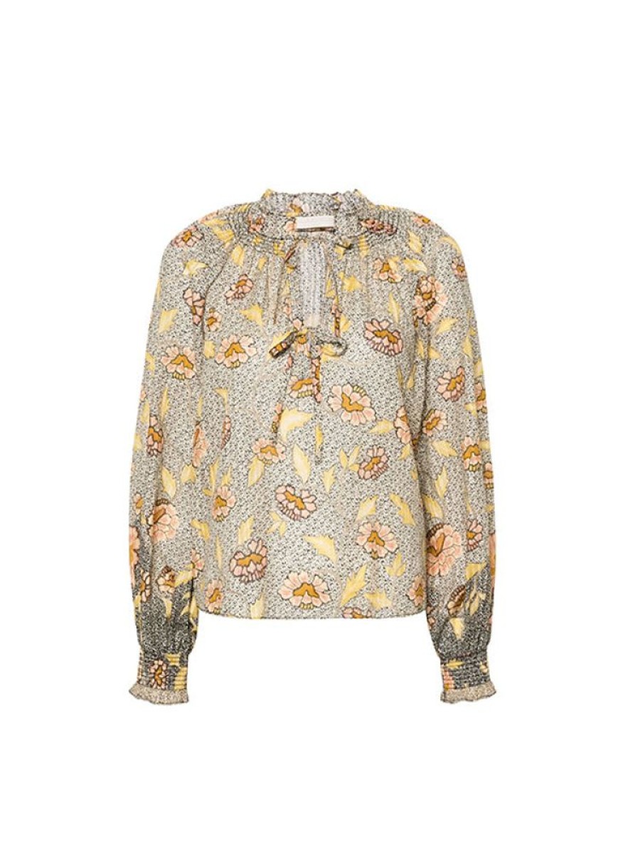 ULLA JOHNSON Kaitlyn Blouse In Chrysanthemum