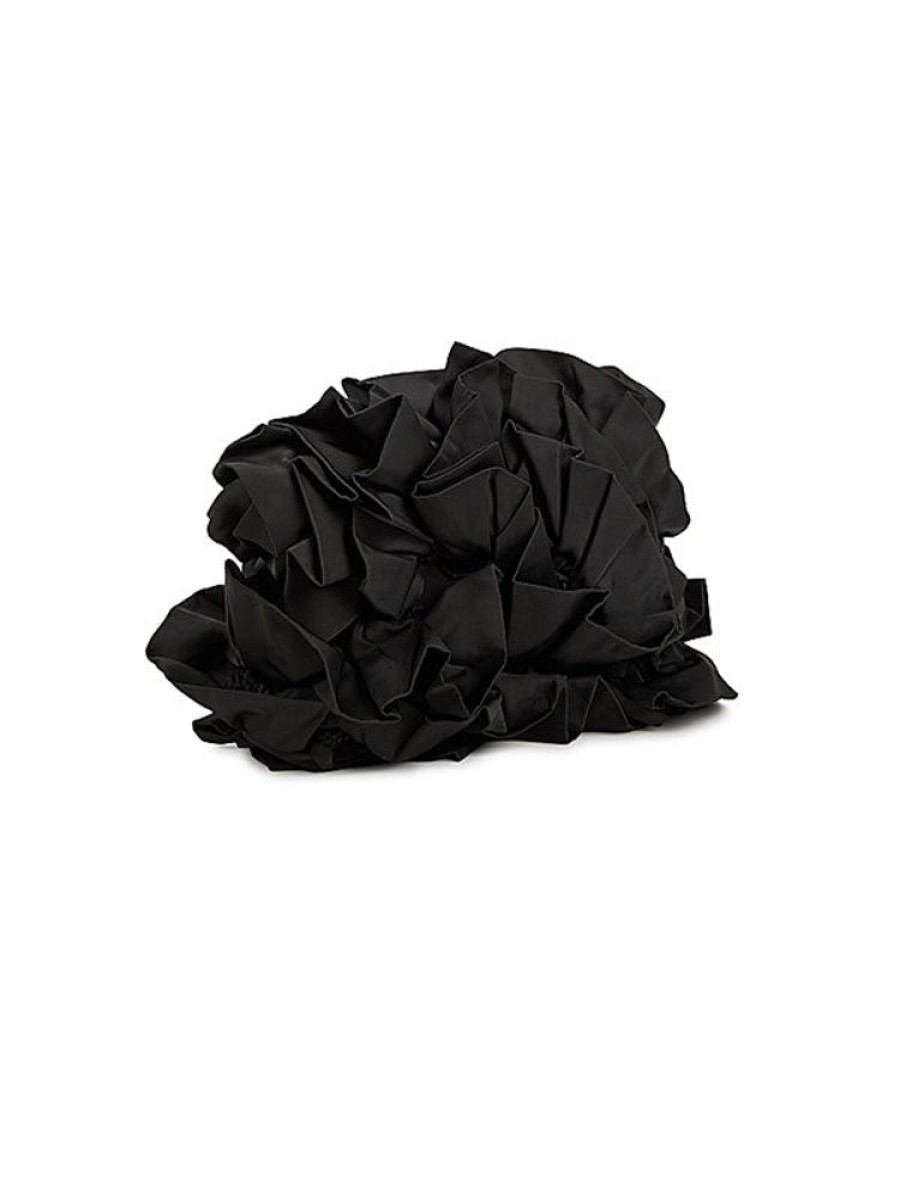 DRIES VAN NOTEN Ruffle Bag In Black