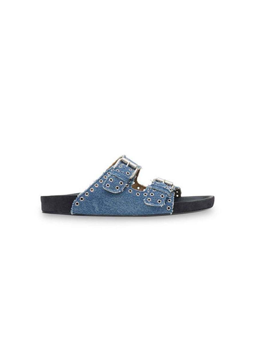 ISABEL MARANT Lennyo Sandals In Light Blue