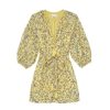 ILIO NEMA Peithos Dress In Yellow Batik