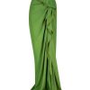 DRIES VAN NOTEN Sinas Long Tape Skirt In Green