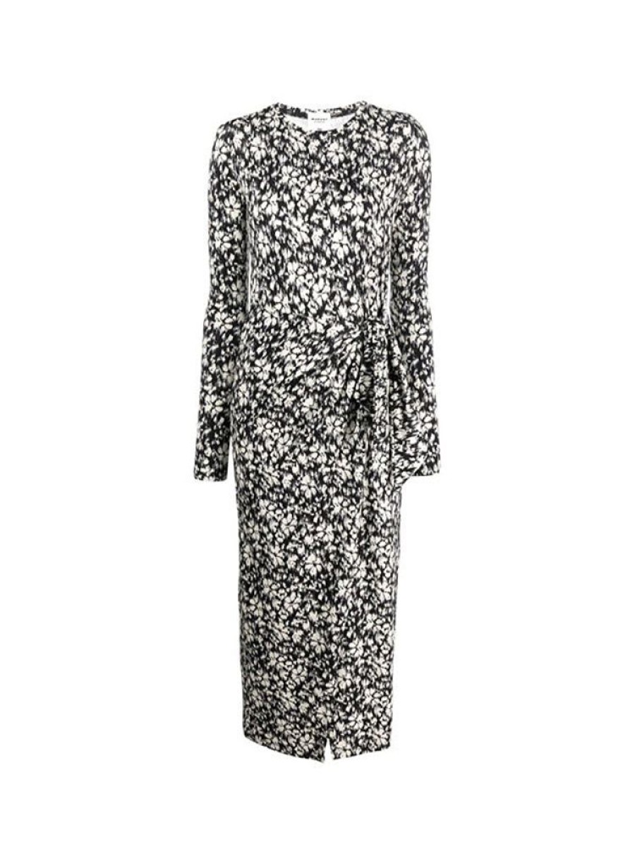 ISABEL MARANT ETOILE Lisy Dress In Black/White