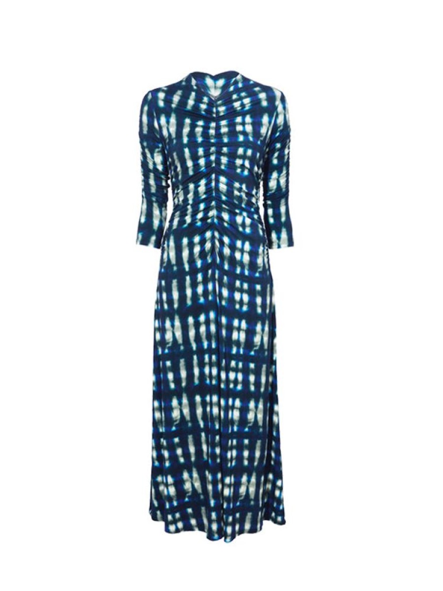 PROENZA SCHOULER WHITE LABEL Natalee Tie Dye Dress In Space Multi