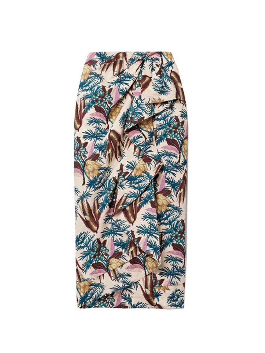 ULLA JOHNSON Soraya Skirt In Wildflower