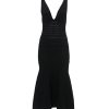 VICTORIA BECKHAM Frame Detail Sleeveless Dress In Black