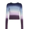 ALTUZARRA Camarina Sweater In Aubergine Dip Dye