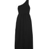 MATTEAU Asymmetric Knit Dress In Black