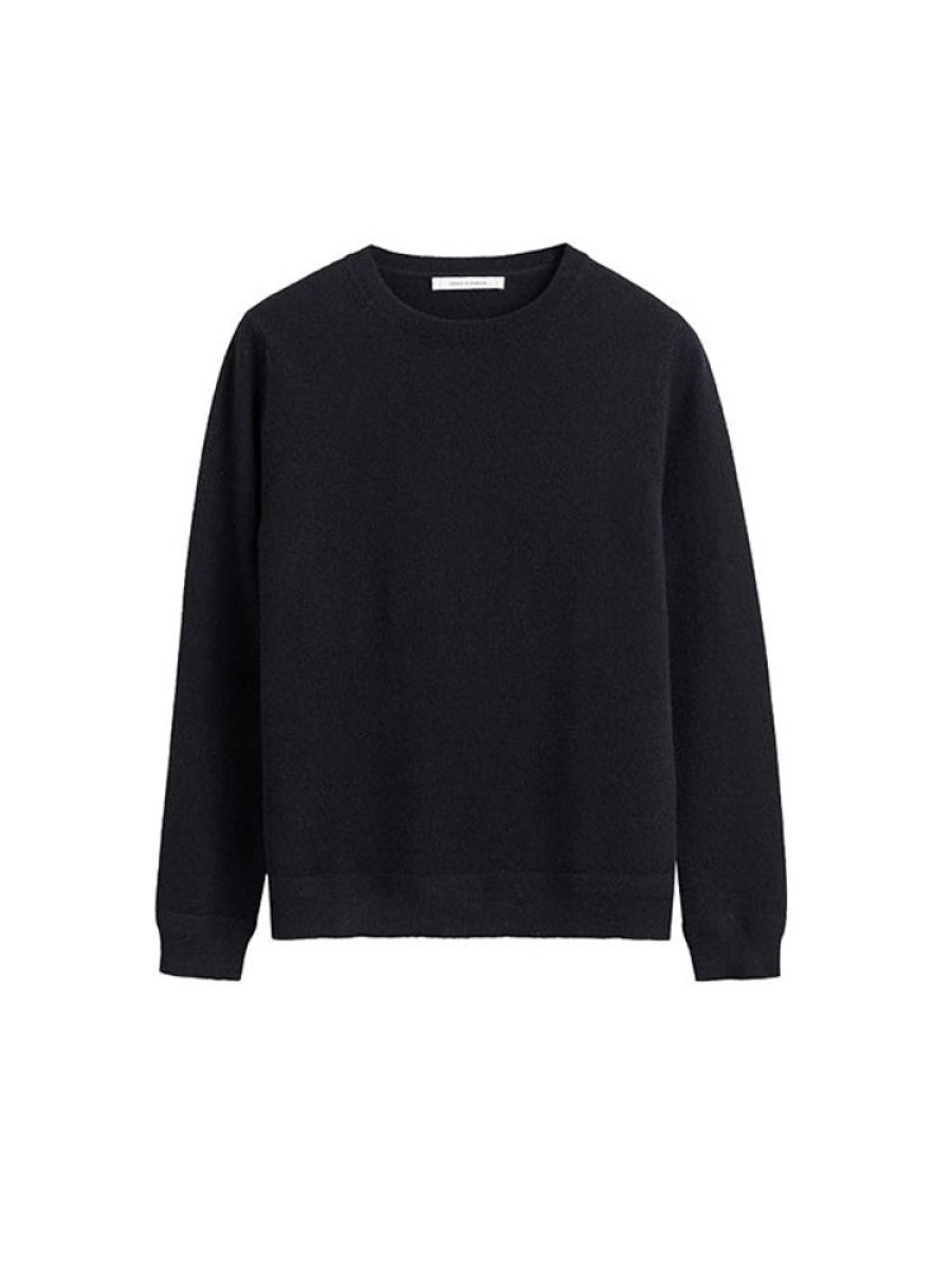 CHINTI AND PARKER The Crew Classic Fit Sweater In Black