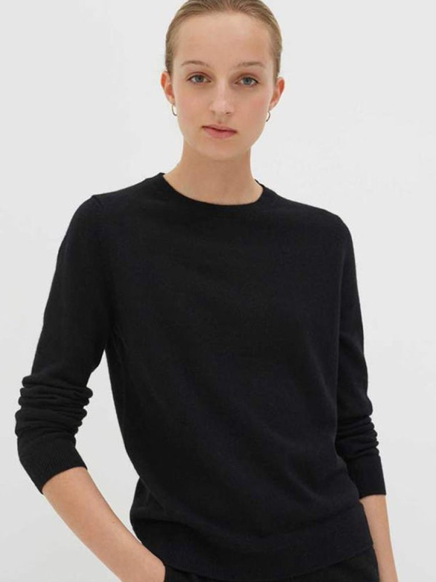 CHINTI AND PARKER The Crew Classic Fit Sweater In Black