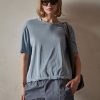 JAMES PERSE Short Sleeve Gauge Fresca Tee In Bluestone Pigment