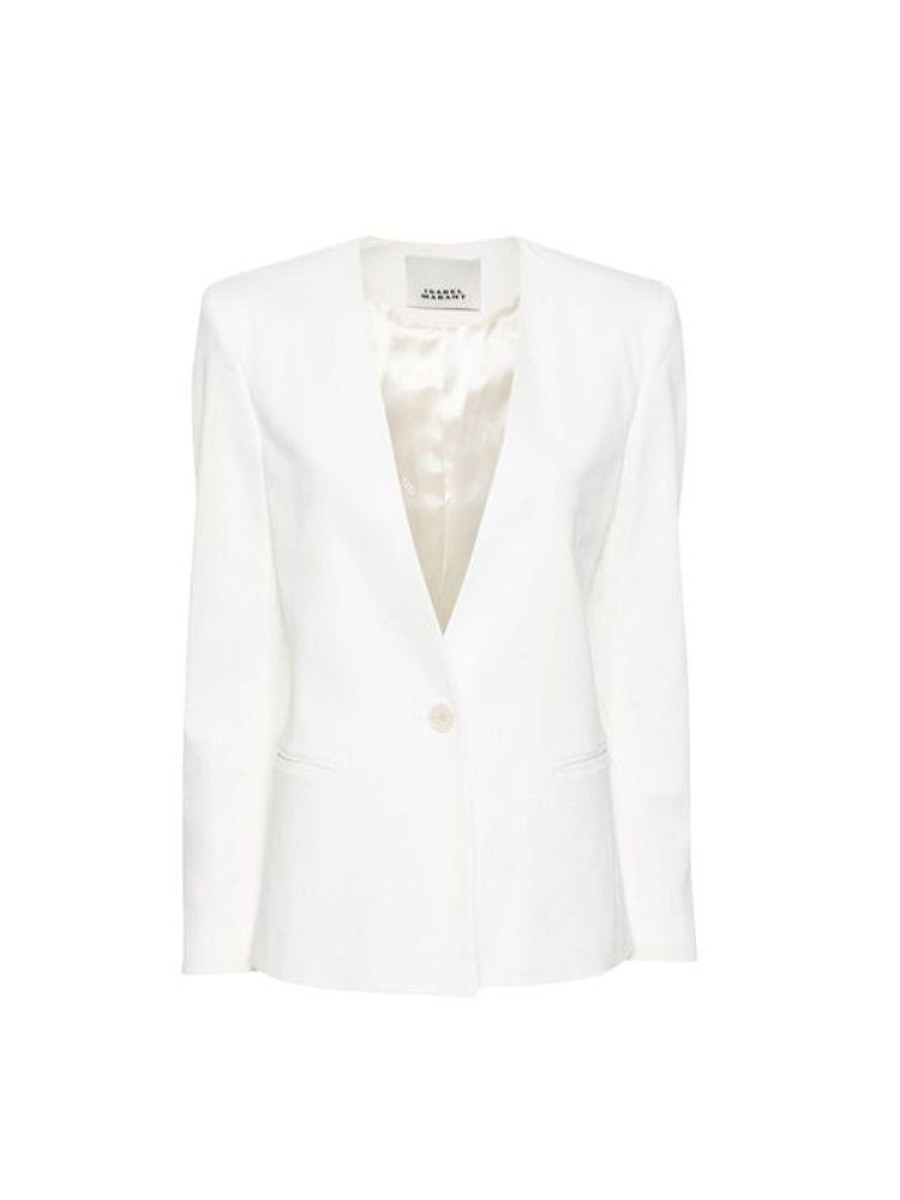 ISABEL MARANT Manzil Jacket In White