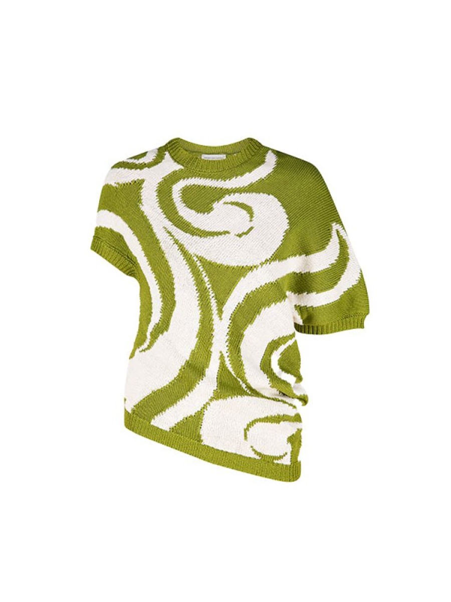 DRIES VAN NOTEN Tipsy T-Shirt In Green