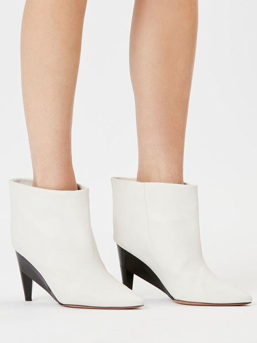 ISABEL MARANT Dylvee Boot In Optical White