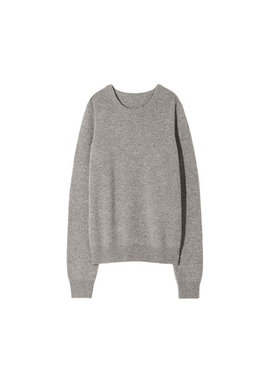 NILI LOTAN Waldorf Sweater In Light Grey Melange