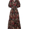 ULLA JOHNSON Olina Dress In Anthurium