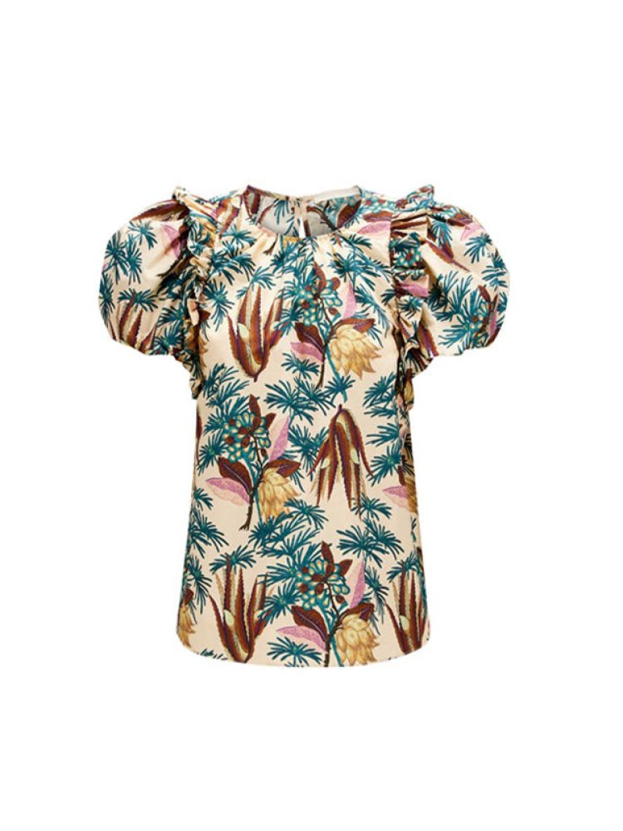 ULLA JOHNSON Marcelyn Top In Wildflower