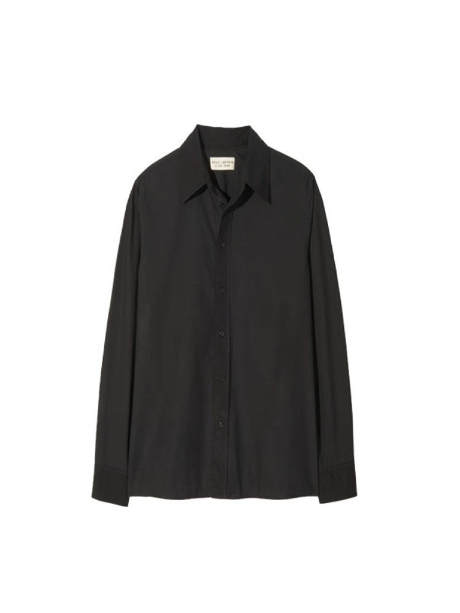 NILI LOTAN Raphael Classic Shirt In Black