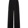 WARDROBE.NYC Low Rise Tuxedo Trouser In Black