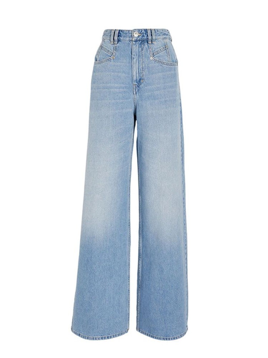 ISABEL MARANT Lemony Pants In Ice Blue