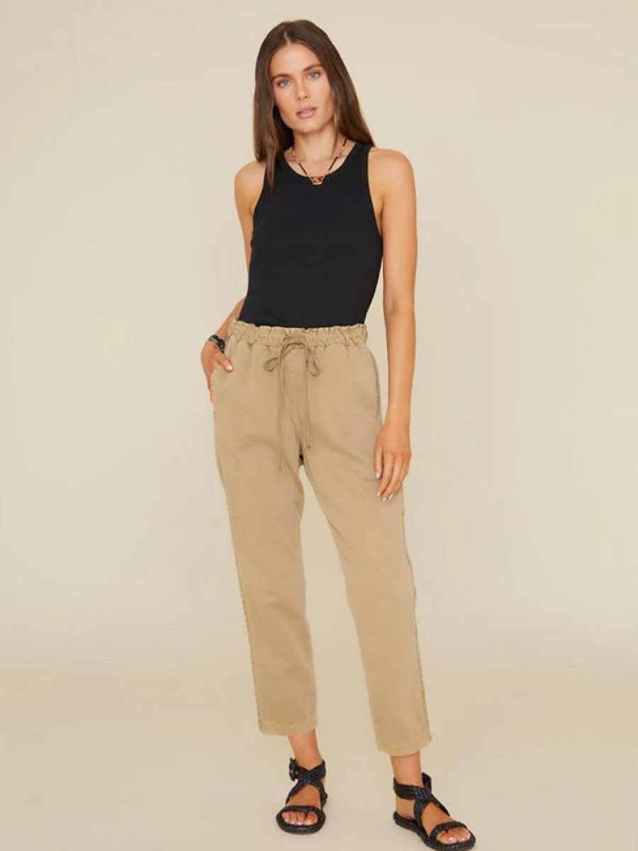 XIRENA Rex Pant In Dark Sand