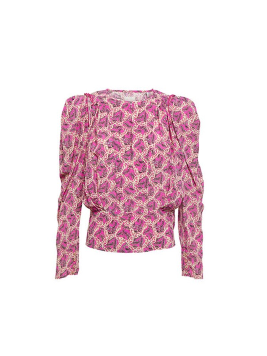 ISABEL MARANT Zarga Top In Fuschia