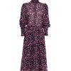 ISABEL MARANT ETOILE Galoa Dress In Midnight/Pink