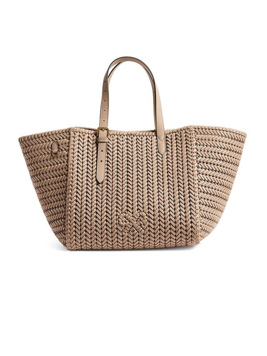 ANYA HINDMARCH The Neeson Square Tote In Light Nude