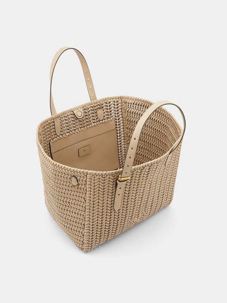 ANYA HINDMARCH The Neeson Square Tote In Light Nude