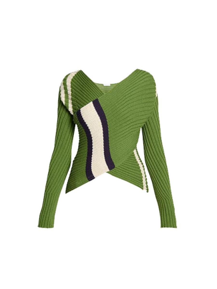 DRIES VAN NOTEN Ticket Sweater In Green