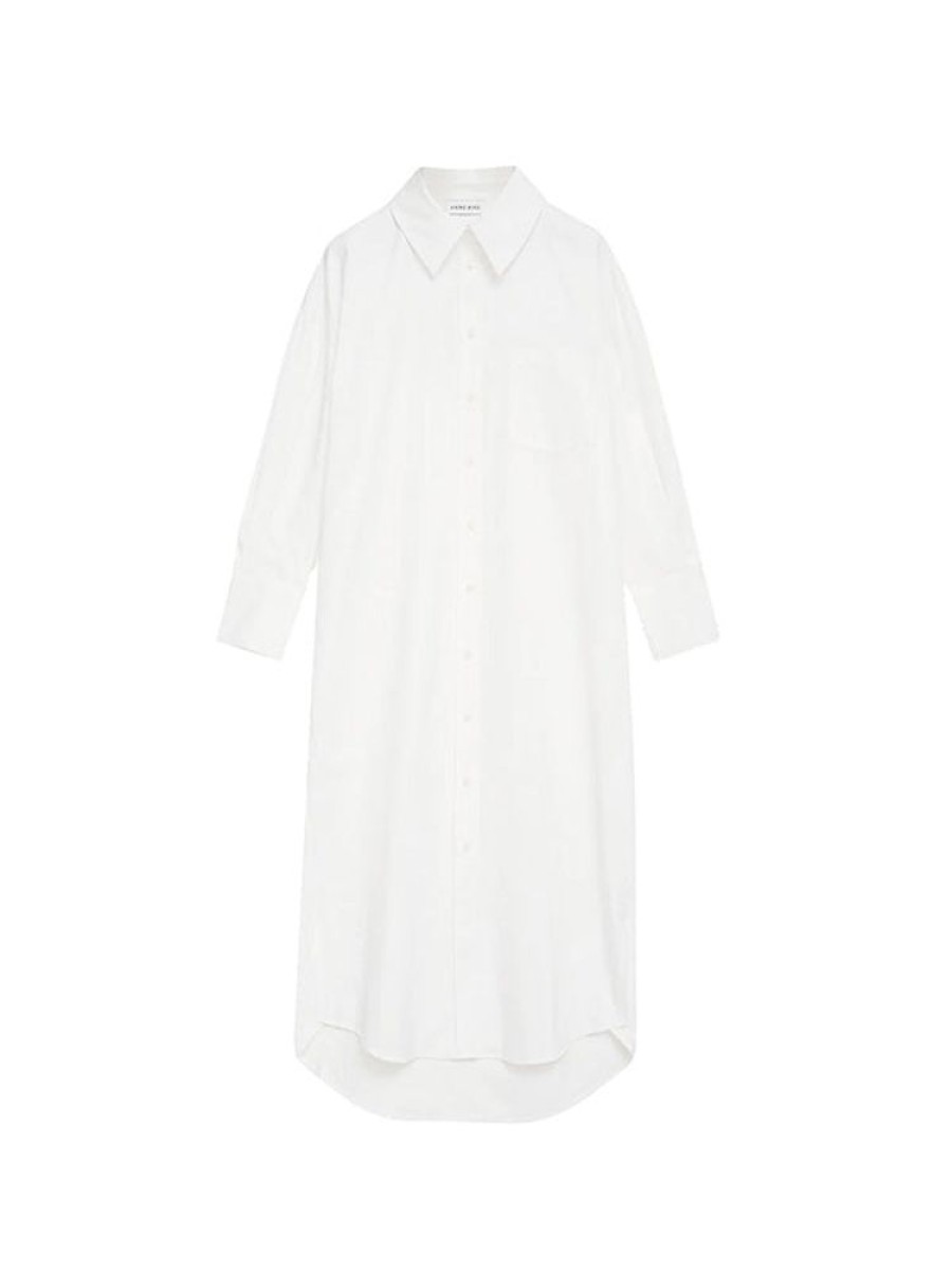 ANINE BING Mika Dress In White