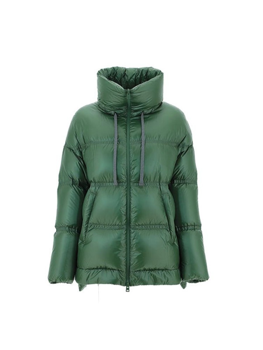 HERNO Down Jacket Midi In Greener Pastures