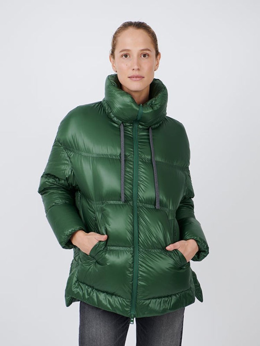 HERNO Down Jacket Midi In Greener Pastures