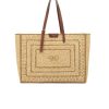 ANYA HINDMARCH Bow Tote In Natural Raffia