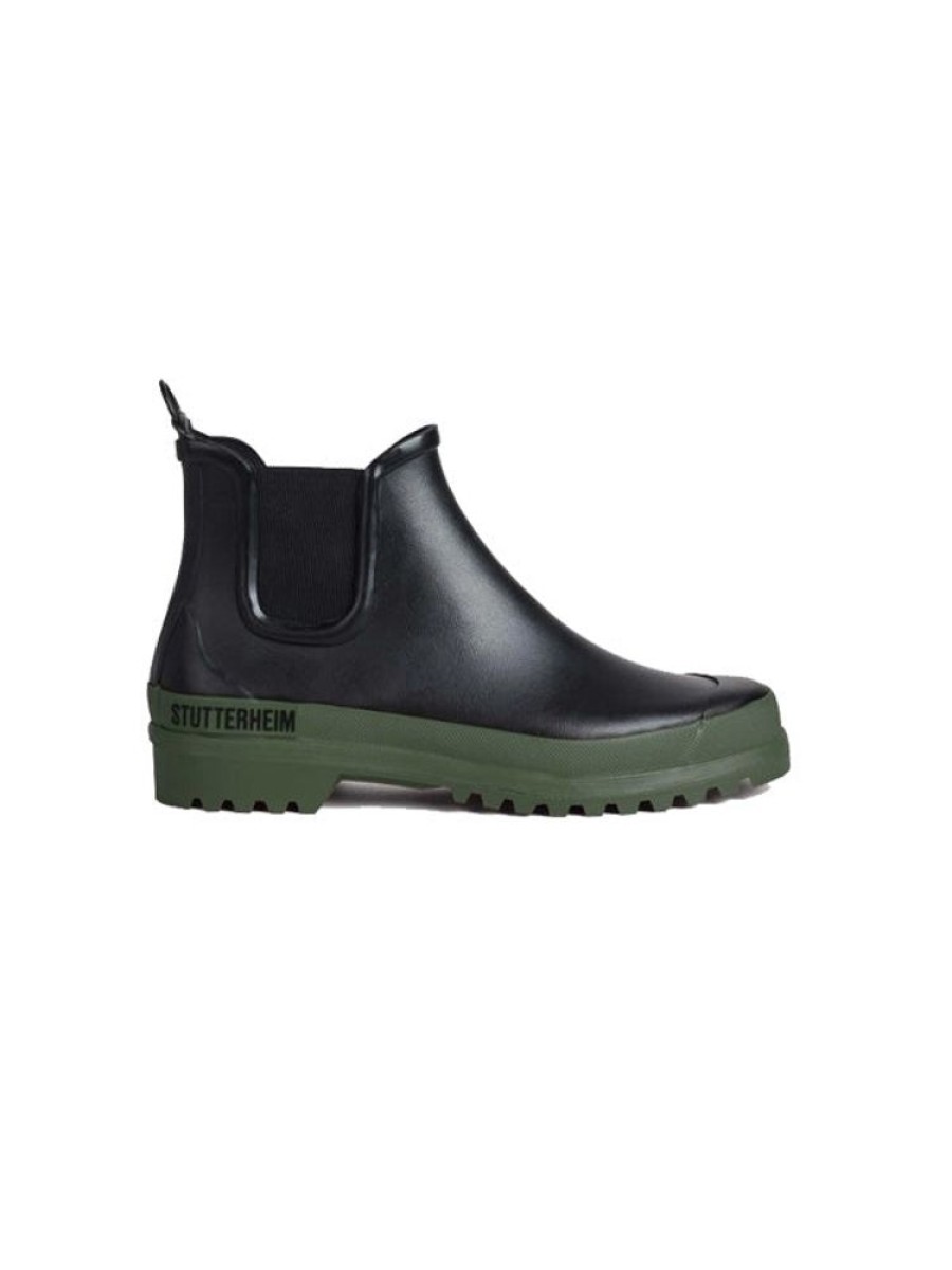 STUTTERHEIM Chelsea Rainwalker In Black And Green