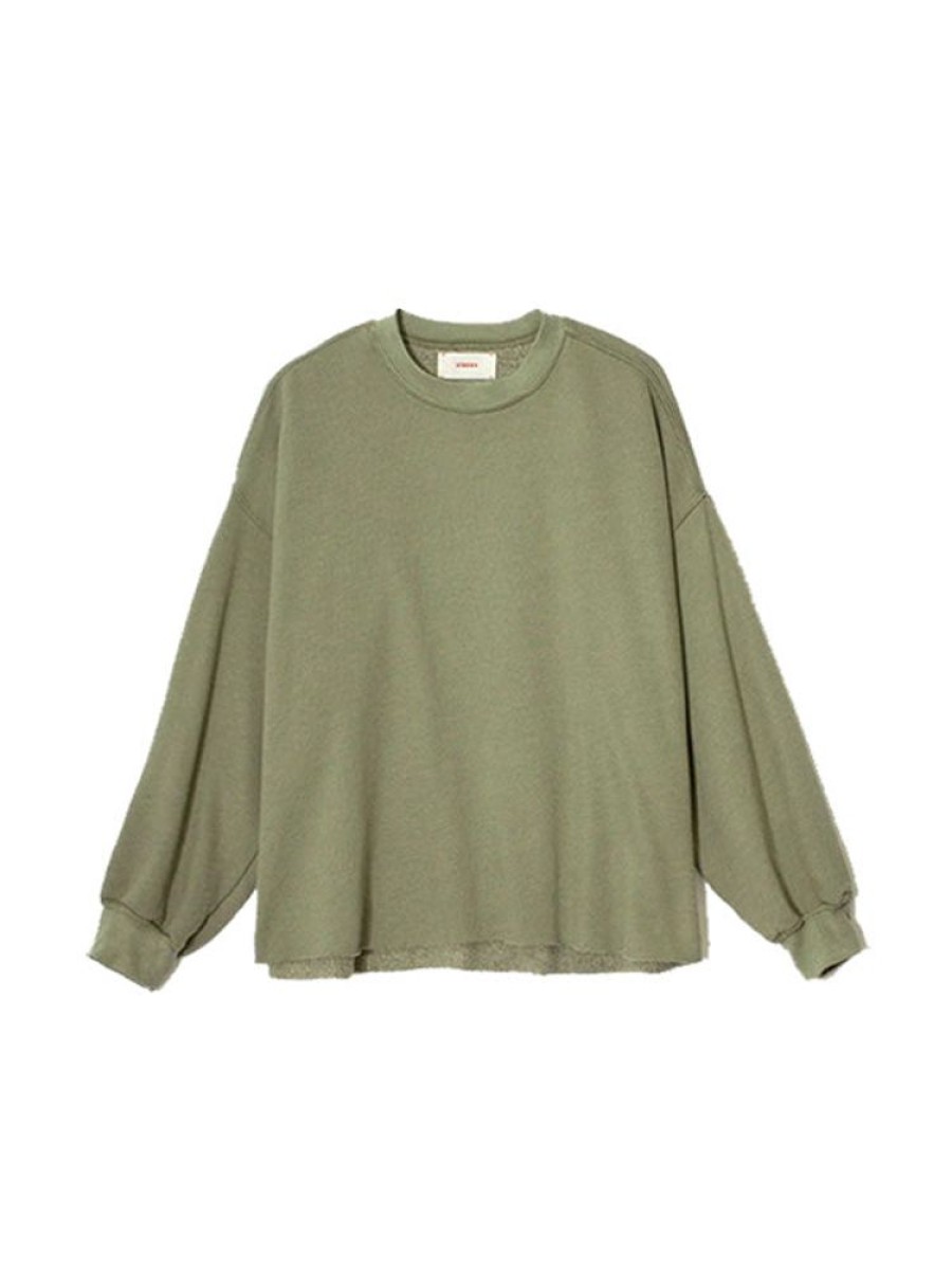 XIRENA Honor Sweatshirt In Green Agate