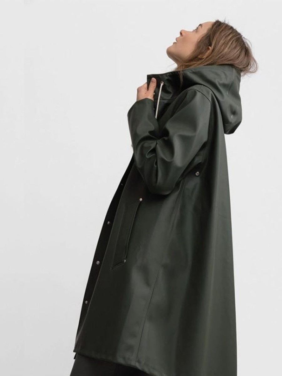 STUTTERHEIM Mosebacke Raincoat In Green