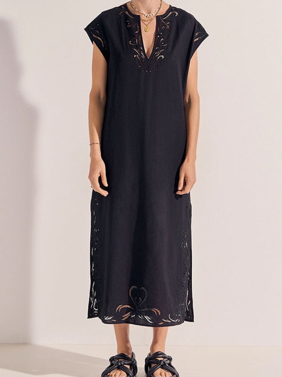 ILIO NEMA Phanes Caftan In Black