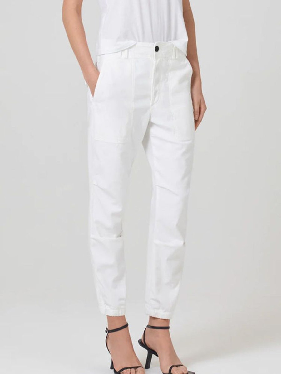 CITIZENS OF HUMANITY Agni Utility Trouser In Soft White