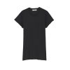 NILI LOTAN Lana Crewneck Tee In Jet Black