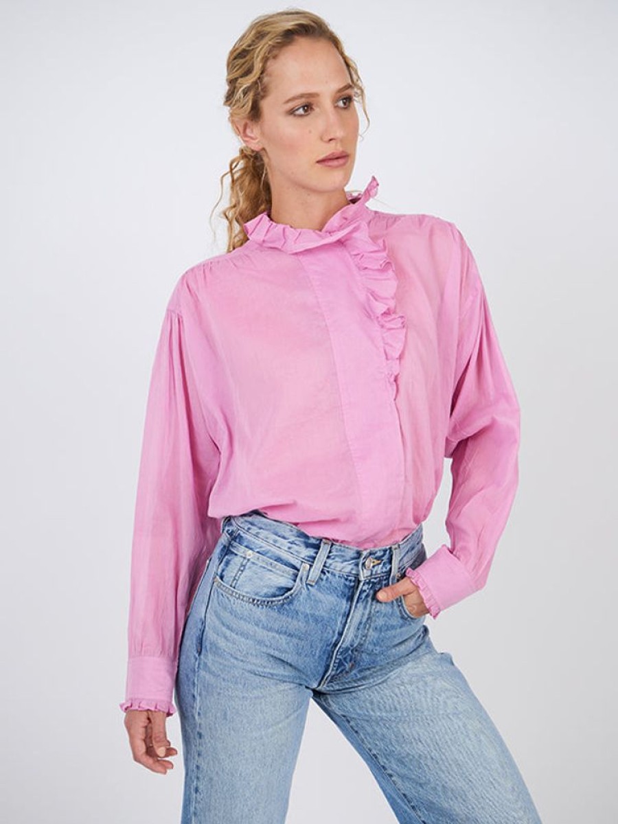 ISABEL MARANT ETOILE Pamias Top In Lilac