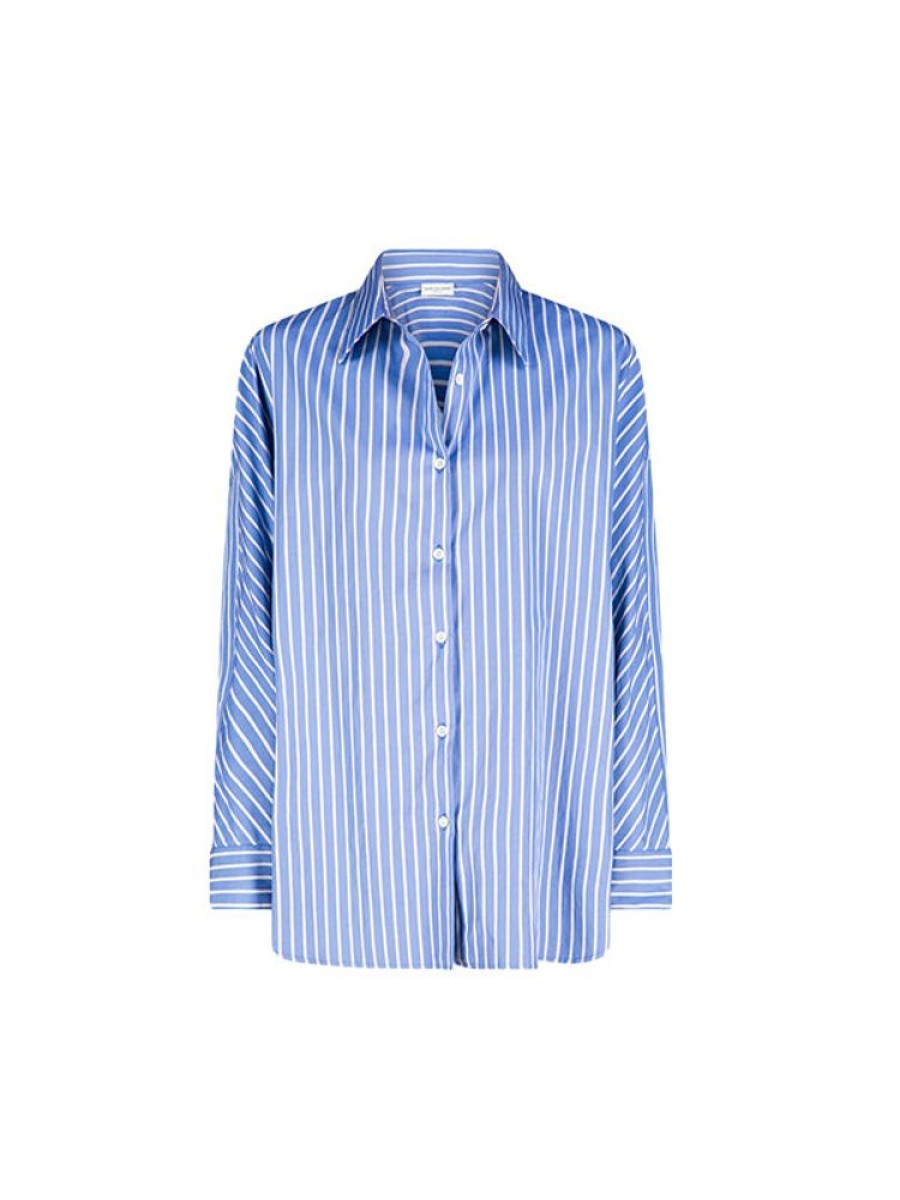 DRIES VAN NOTEN Casio 8067 Shirt In Light Blue