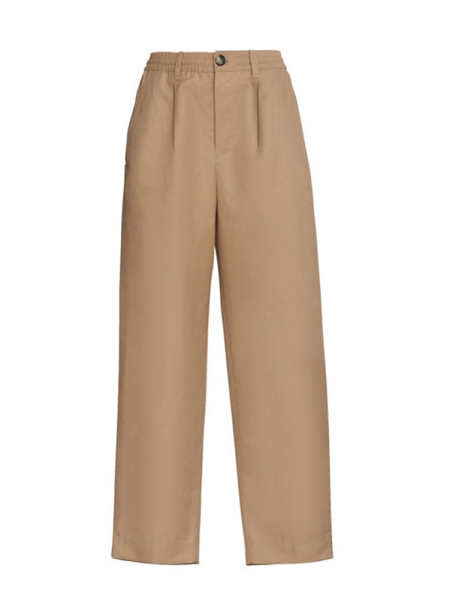 MARNI Technical Cotton-Linen Pant In Beige