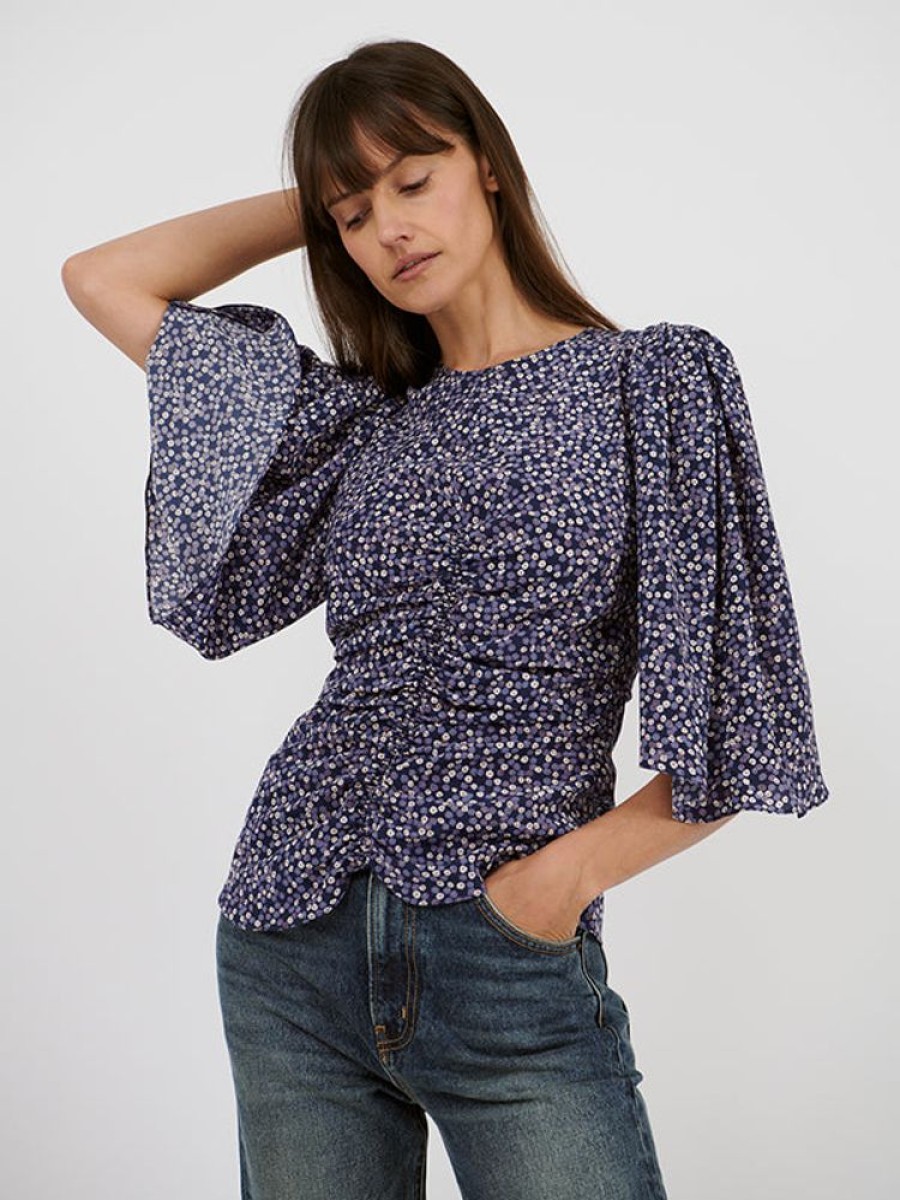 ISABEL MARANT Geza Top In Blue