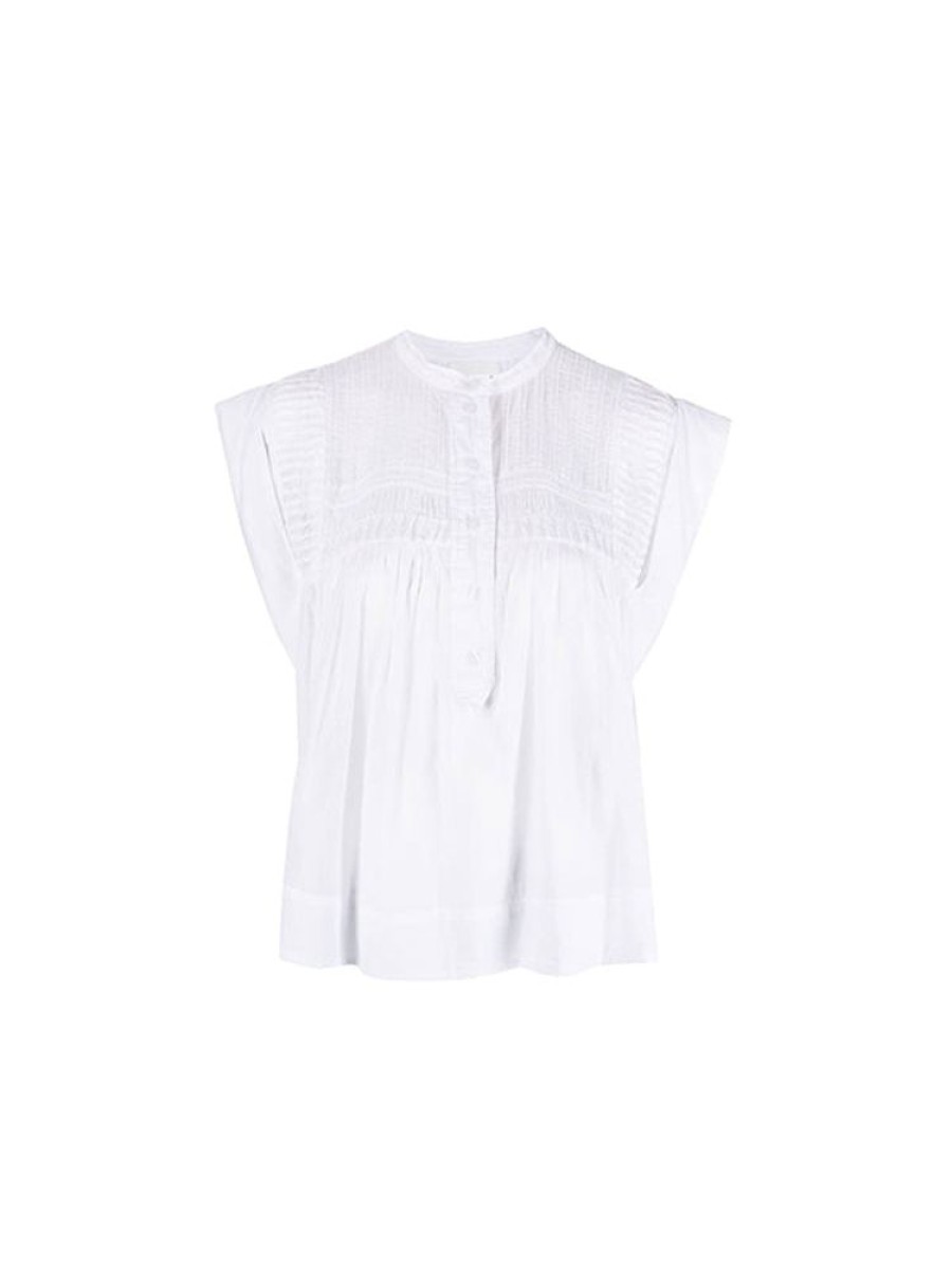 ISABEL MARANT ETOILE Leaza Top In White