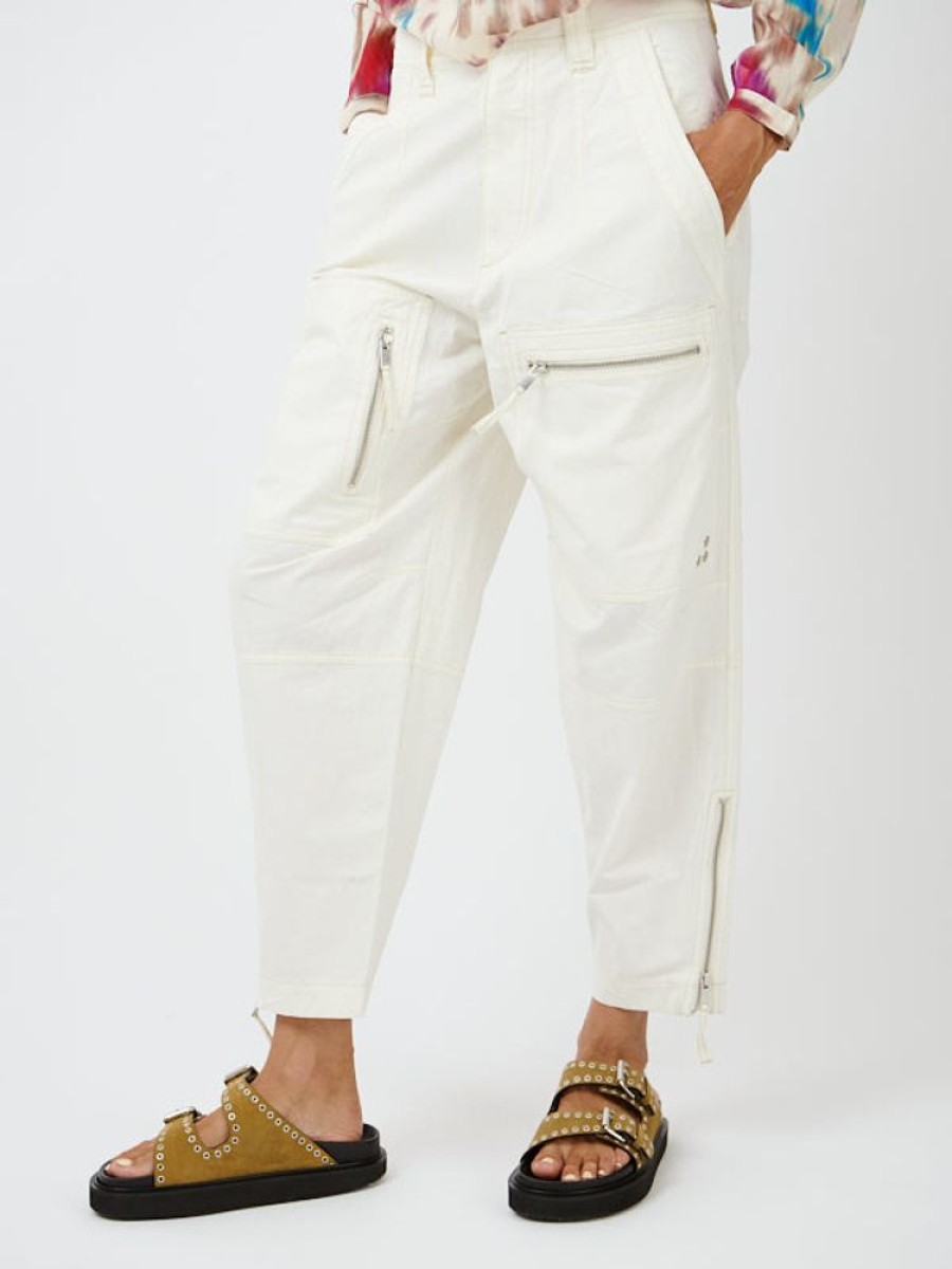 ISABEL MARANT ETOILE Kelvin Pants In Ecru