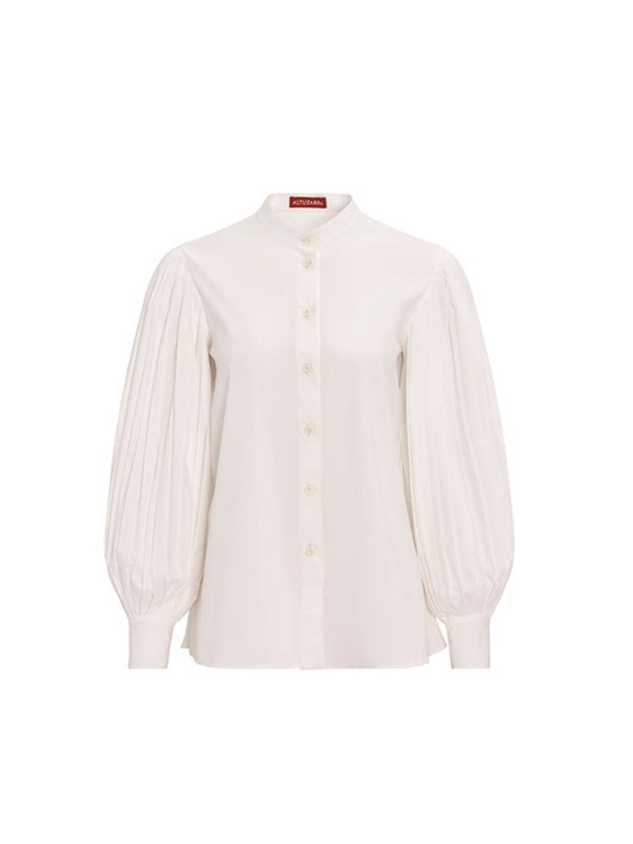 ALTUZARRA Patsy Top In Optic White