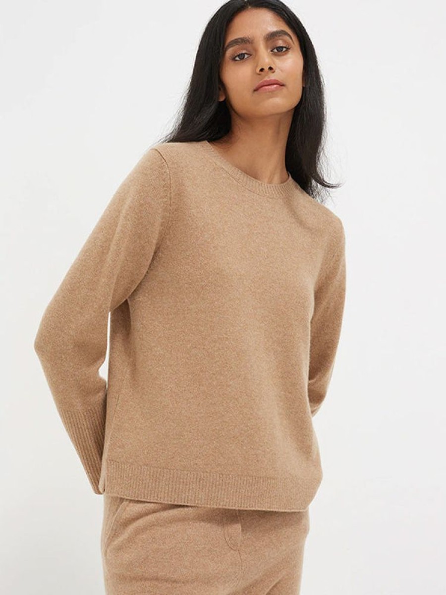 CHINTI AND PARKER The Boxy Jumper In Camel