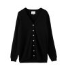 ALEGER CASHMERE N.05 Cashmere Oversized Cardigan In Black