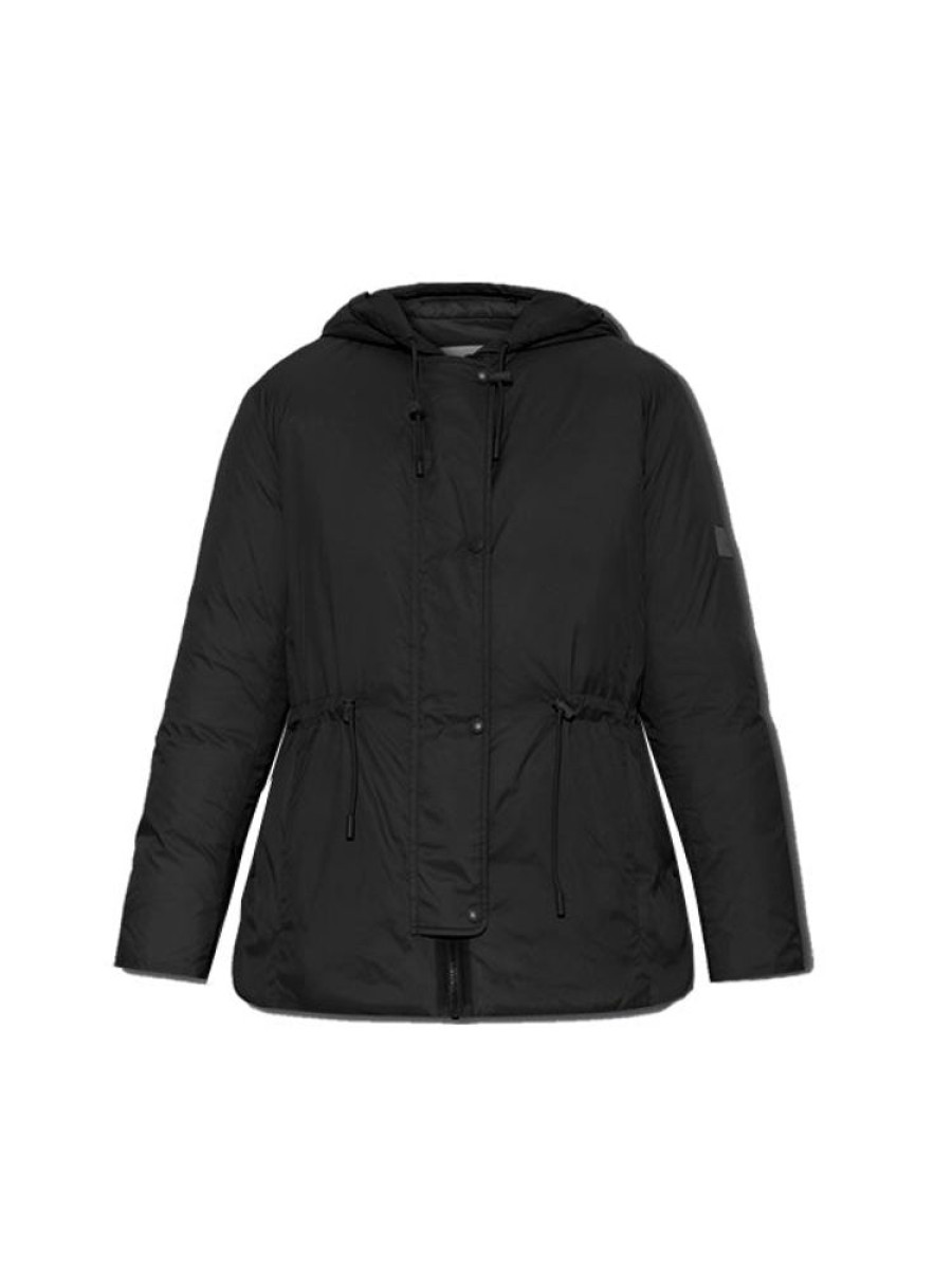 YVES SALOMON Down Jacket In Black