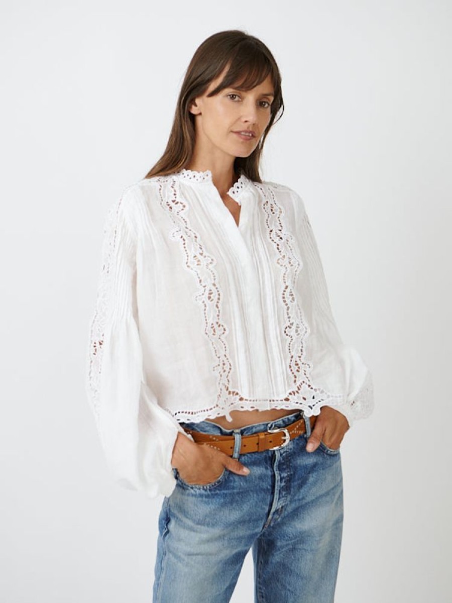 ISABEL MARANT Kubra Top In White